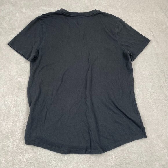 Carhartt Women's T-Shirt L 12/14 Black V-Neck Relaxed Fit Cotton/Polyester - Picture 8 of 9